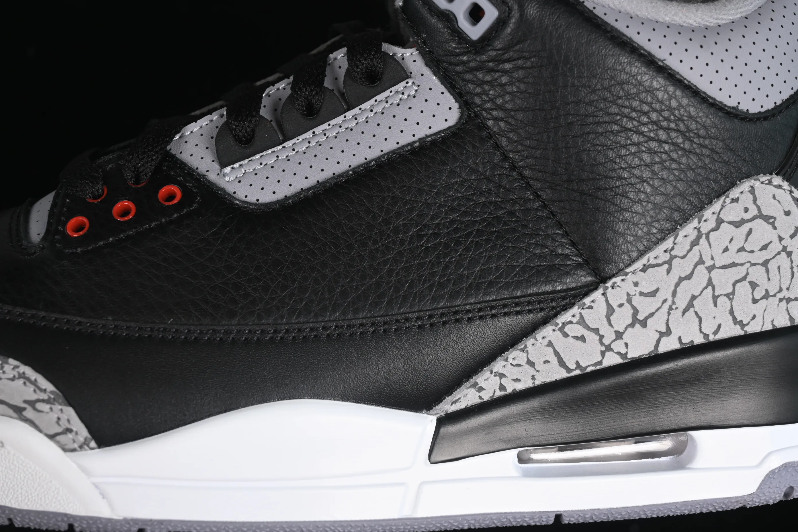 All categories Air Jordan Jordan series basketball shoes Air Jordan 3 GX foreign trade version Air Jordan 3 "Black Cement" AJ3 Jordan 3 first year black cement DN3707-010
